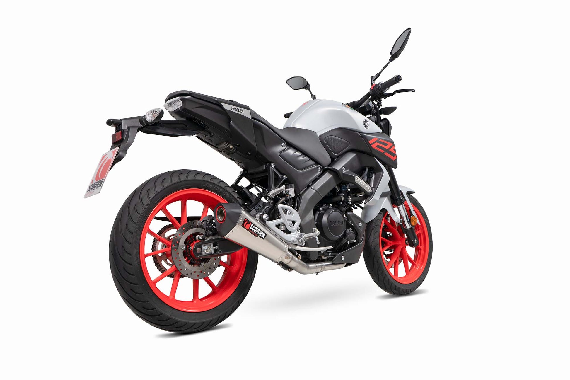 Scorpion RYA118SYSTEO Yamaha MT-125 Euro 4 Serket Taper Full System - Titanium Sleeve | ML Performance UK UK