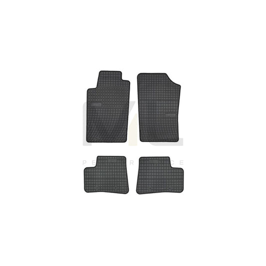 FROGUM Tailored 542711 Floor mat set for PEUGEOT 206 Elastomer, Front and Rear, Quantity: 4, Black | ML Performance Car Parts