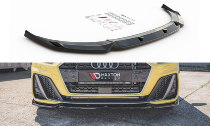 Maxton Design AU-A1-GB-SLINE-FD3T Front Splitter V.3 Audi A1 S-Line GB | ML Performance UK Car Parts