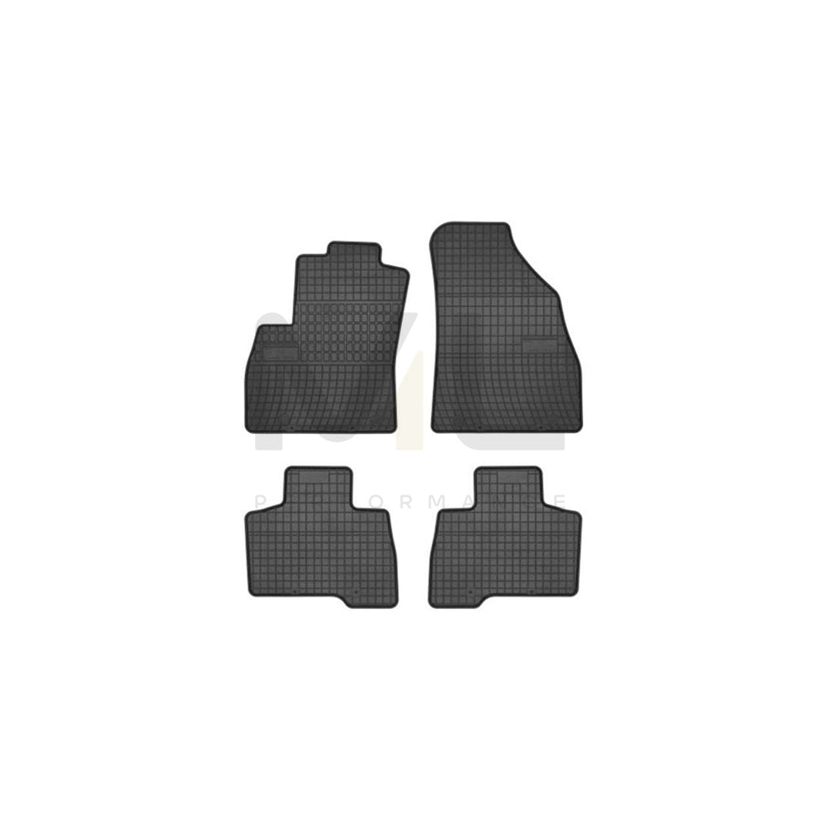 FROGUM Tailored 0637 Floor mat set Elastomer, Front and Rear, Quantity: 4, Black | ML Performance Car Parts