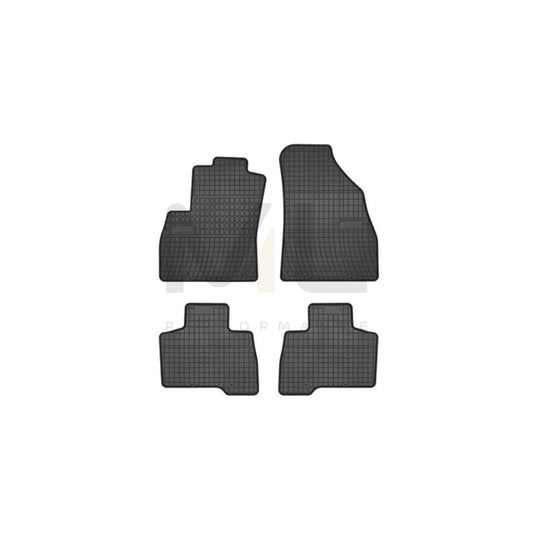 FROGUM Tailored 0637 Floor mat set Elastomer, Front and Rear, Quantity: 4, Black | ML Performance Car Parts