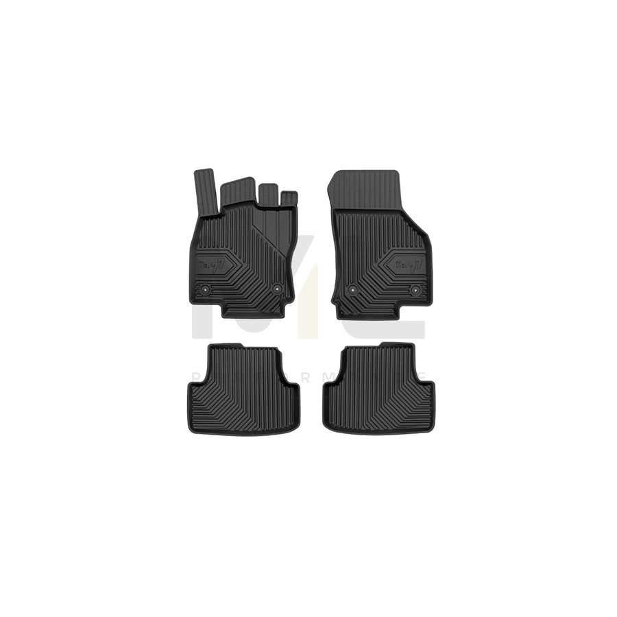 FROGUM Tailored, No.77 77426689 Floor mat set for VW Golf VIII Hatchback (CD1) Elastomer, Front and Rear, Quantity: 4, Black | ML Performance Car Parts