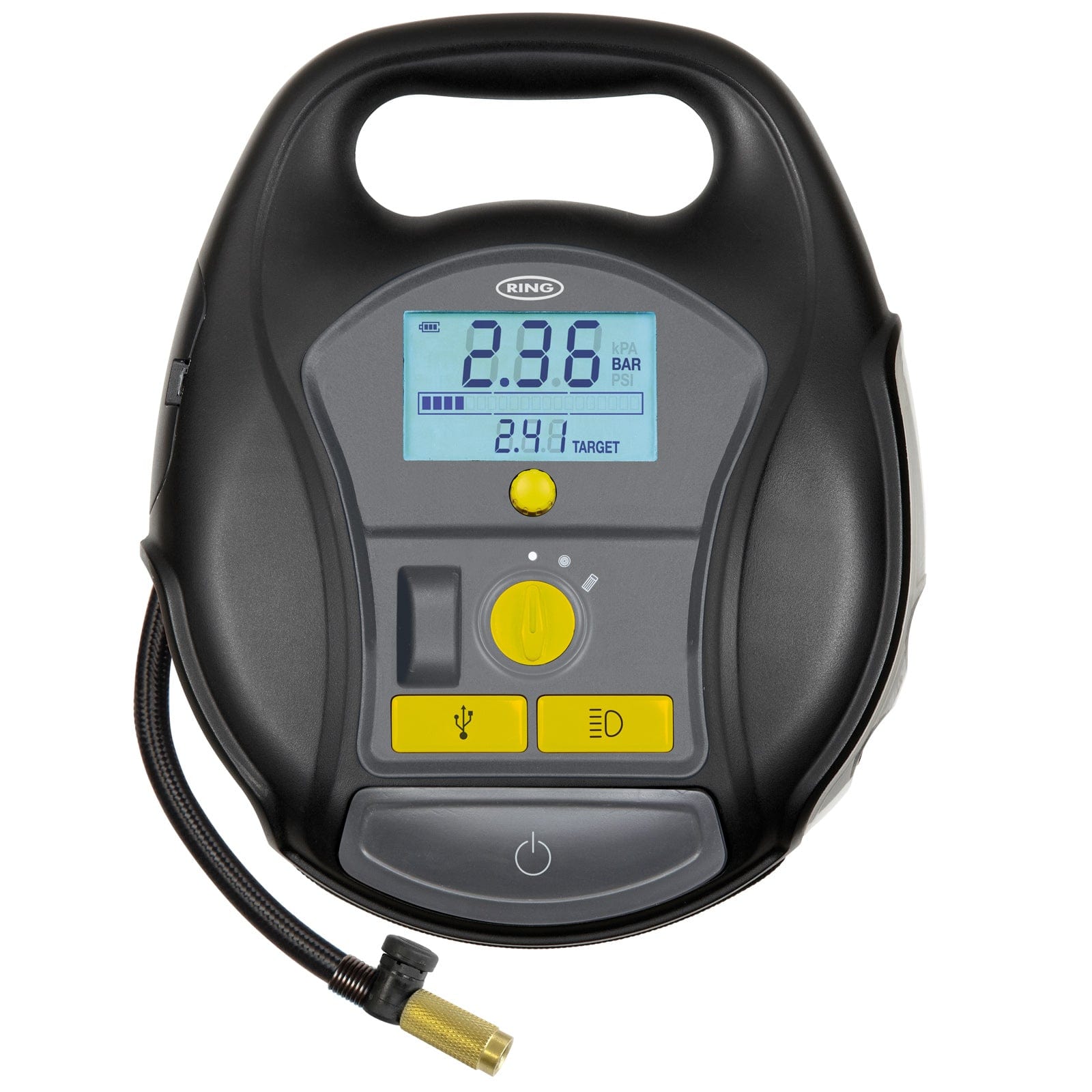 RING RTC6000 Cordless Digital Inflator and Air Pump (4 in 1 Rechargeable)  | ML Performance