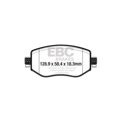 EBC DP42309R Renault Megane Yellowstuff Front Brake Pads - Girling/TRW Caliper 2 | ML Performance UK Car Parts