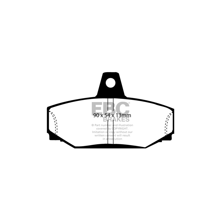 EBC PLK1891 Volvo V70 Yellowstuff Pads and Brake Line Performance Pack - Girling/TRW Caliper 3 | ML Performance UK Car Parts
