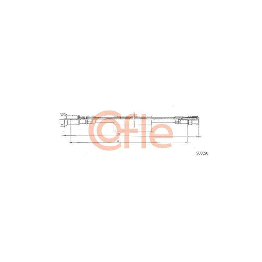 Cofle S03050 Speedometer Cable For Citroën Zx