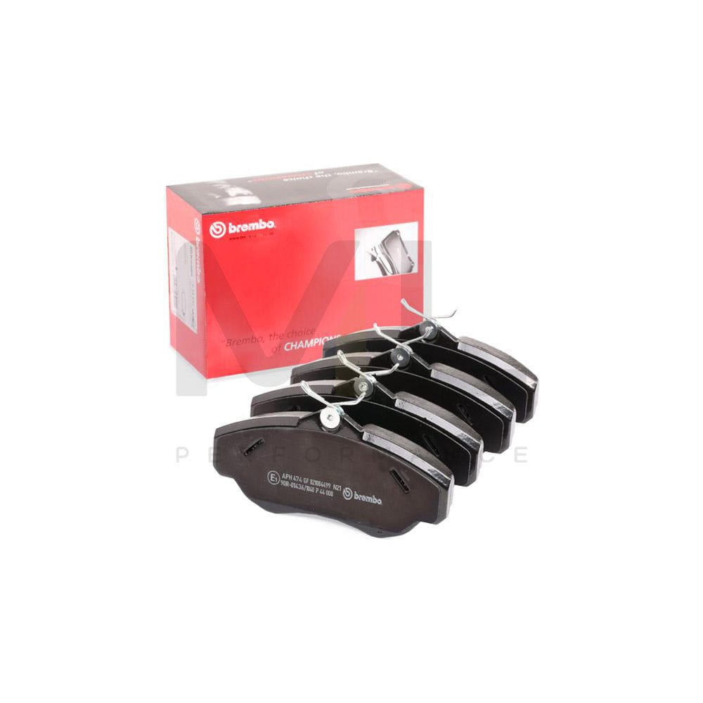 Brembo P 44 008 Brake Pad Set Excl. Wear Warning Contact, With Brake Caliper Screws | ML Performance Car Parts