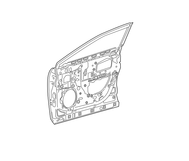 Genuine Lexus 67002-48160 RX Phase 4 N/S Front Door