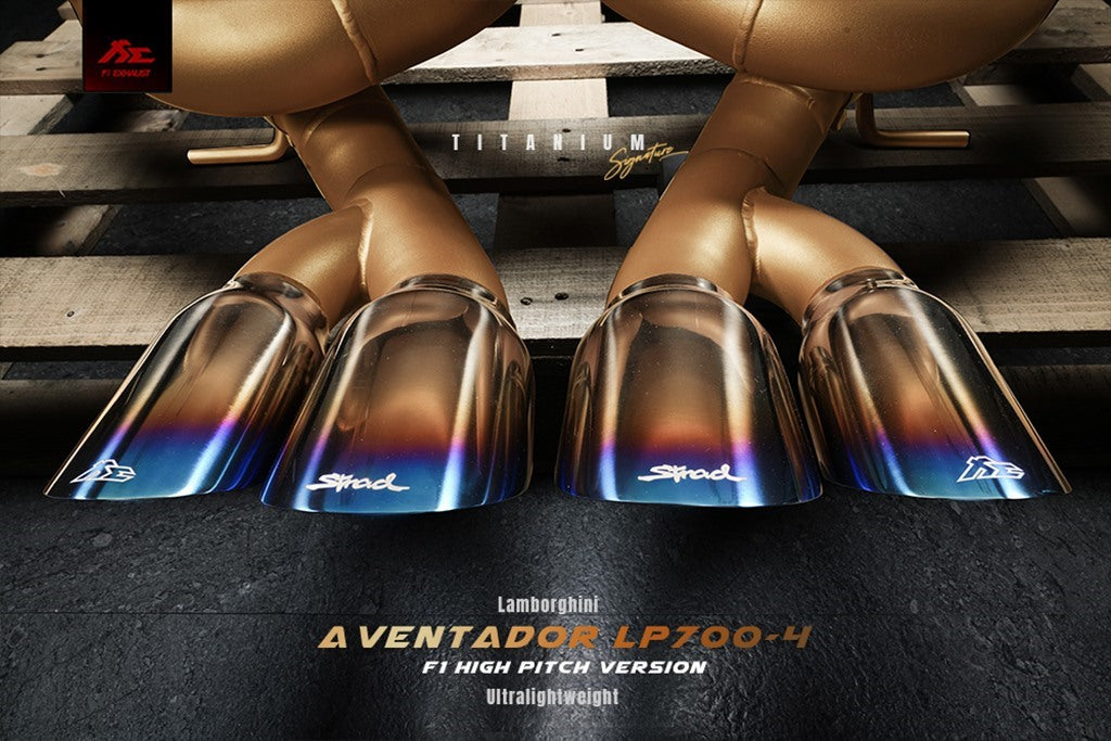 FI Exhaust Lamborghini Aventador LP700-4 F1 High Pitch Version  Titanium Signature Seriesl 2011+ | ML Performance UK Car Parts