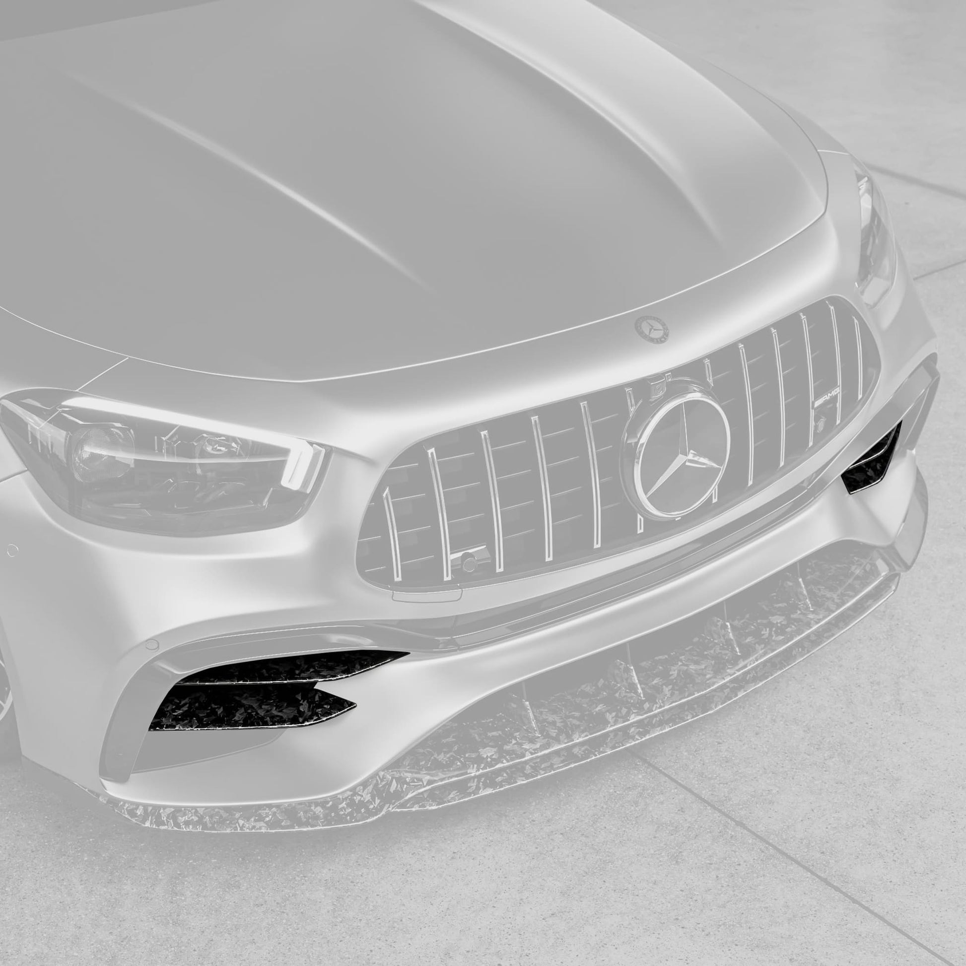MANHART CARBON FRONT BUMPER INSERTS FOR MERCEDES-AMG E 63 (S)