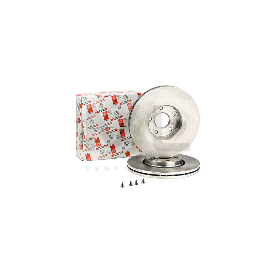 FERODO PREMIER DDF1205 Brake Disc for RENAULT LAGUNA Vented, with bolts/screws | ML Performance Car Parts