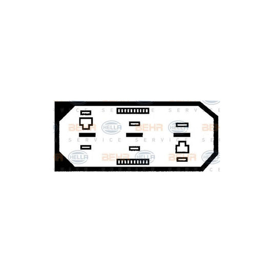 Hella 8EW 009 144-591 Fan, Radiator