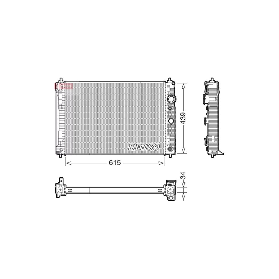 Denso DRM46045 Drm46045 Engine Radiator For Infiniti Q50 Saloon | ML Performance UK