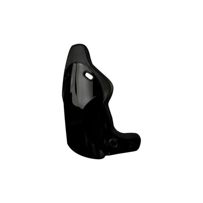 BRAUM Falcon-S Series Fixed Back Bucket Composite Seat (Black Leatherette Alcantara Inserts White Stitching) - Priced Per Seat