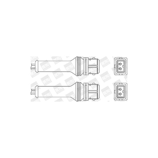 Beru OZH166 Lambda Sensor For Citroën Xm I Hatchback (Y3)