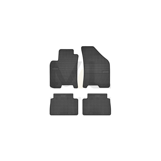 FROGUM Tailored 0702 Floor mat set Elastomer, Front and Rear, Quantity: 4, Black | ML Performance Car Parts