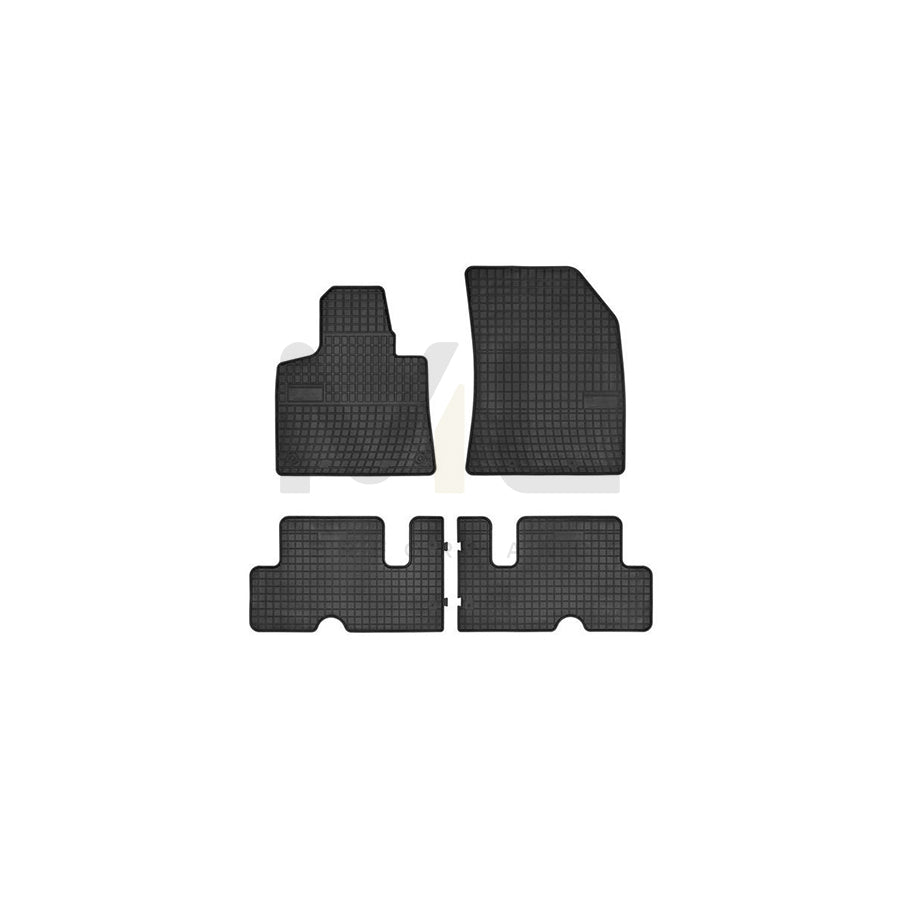 FROGUM Tailored 0648 Floor mat set for CITROﾃ起 C4 II Picasso Elastomer, Front and Rear, Quantity: 4, Black | ML Performance Car Parts