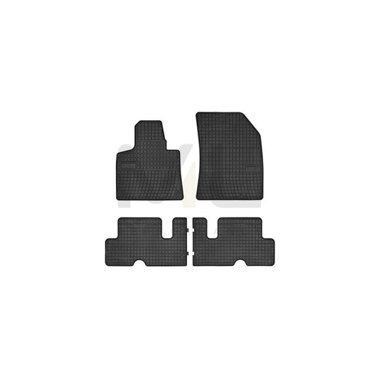 FROGUM Tailored 0648 Floor mat set for CITROﾃ起 C4 II Picasso Elastomer, Front and Rear, Quantity: 4, Black | ML Performance Car Parts