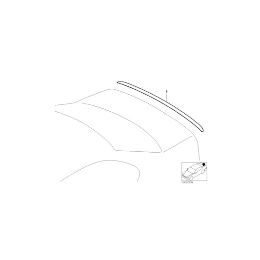 Genuine BMW 51717901594 E39 Primed Rear Spoiler "M" (Inc. 520i, M5 & 528i) | ML Performance UK Car Parts