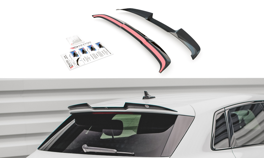 Maxton Design AU-A3-8Y-SLINE-CAP1T Spoiler Cap V.1 Audi RS3 / S3 / A3 S-Line 8Y Sportback | ML Performance UK Car Parts