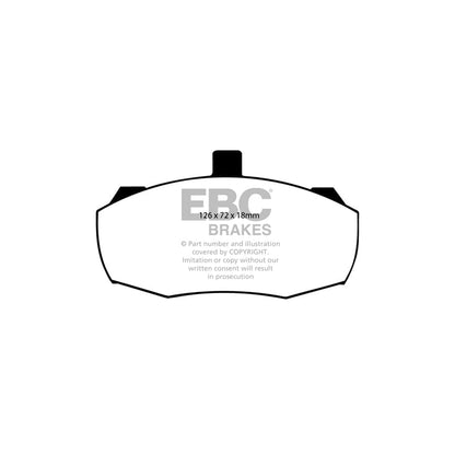 EBC PDKF813 Freight Rover Ldv Leyland Daf Ultimax Front Brake Pad & Plain Disc Kit 2 | ML Performance UK Car Parts