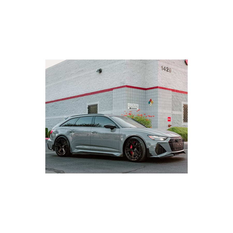 VR Aero Carbon Fiber Side Skirts Audi RS6 Avant C8