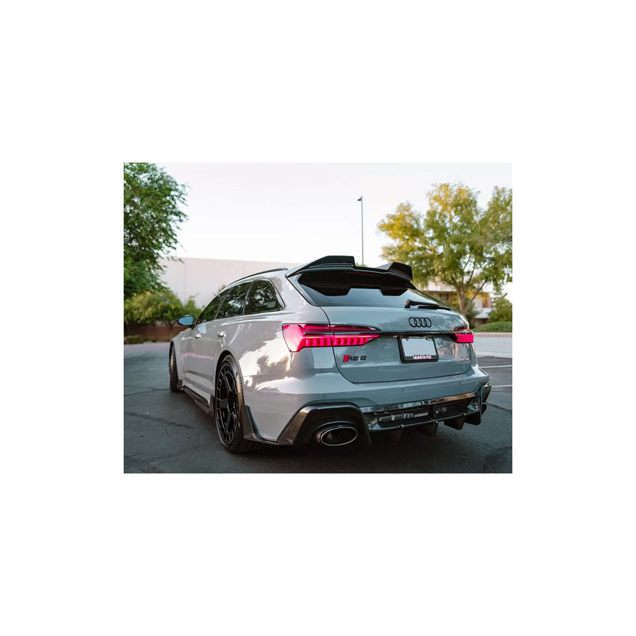 VR Aero Carbon Fiber Rear Diffuser Audi RS6 Avant C8