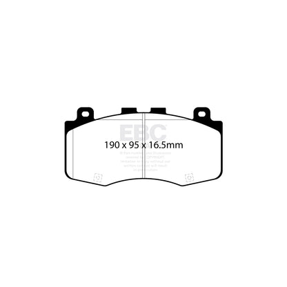 EBC DP52400NDX Jeep Grand Cherokee Bluestuff NDX Front Brake Pads  - Brembo Caliper 2 | ML Performance UK Car Parts