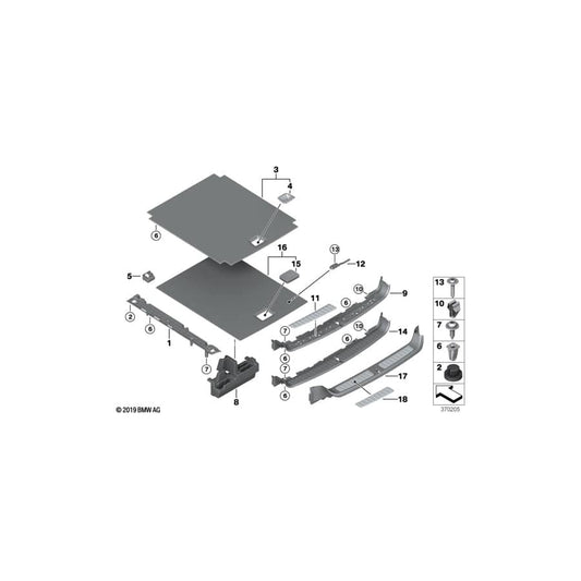 Genuine BMW 51477250959 F25 Insert, Stainless Steel, Left (Inc. X3) | ML Performance UK Car Parts