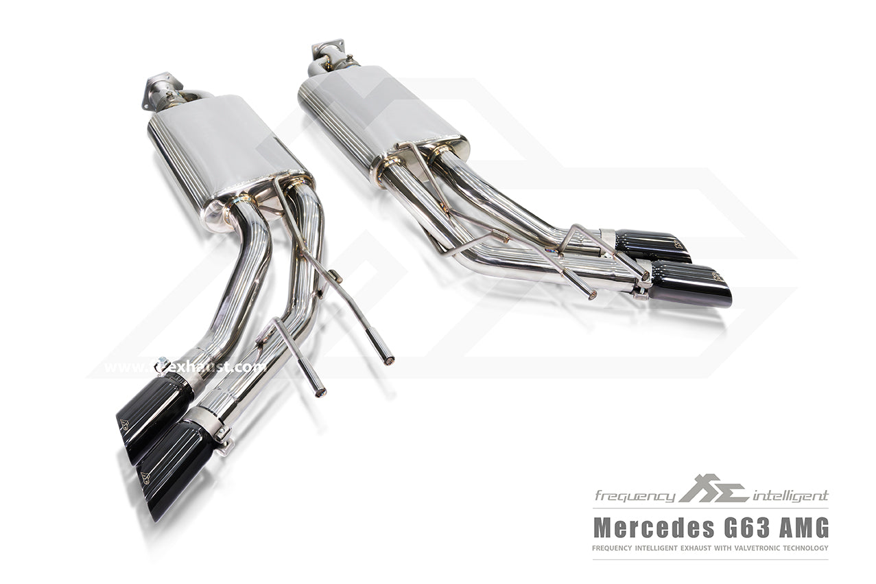 FI Exhaust Mercedes-Benz W463 AMG G63  5.5TT M157  Quad Tips  2012-2018 | ML Performance UK Car Parts