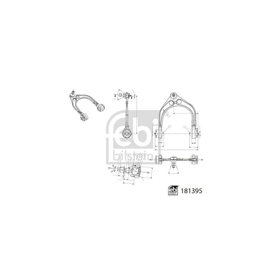 Febi Bilstein 181395 Suspension Arm For Chrysler 300