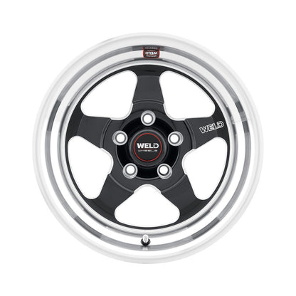 Weld S104B7063400 Ventura S104 Wheel 15x7 5x120.65 ET0 BS4 Gloss Black MIL - DIA