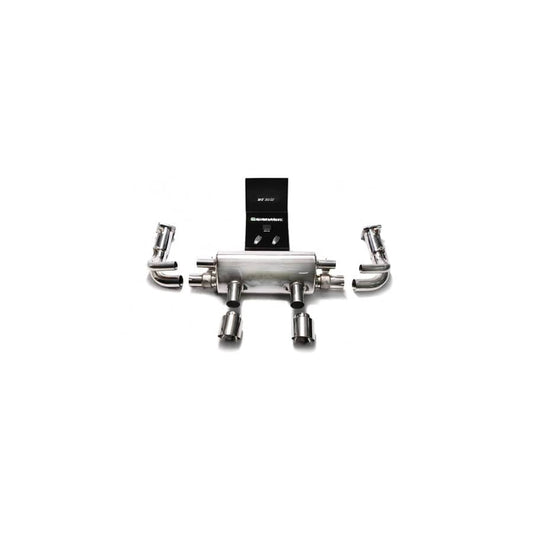 Armytrix P92C4-CD+P92C4-QS24C Sport High-Flow Valvetronic Exhaust System Porsche 991.2 Carrera 2017-2019 with  Quad Chrome 3.5" | ML Performance UK UK Car Parts