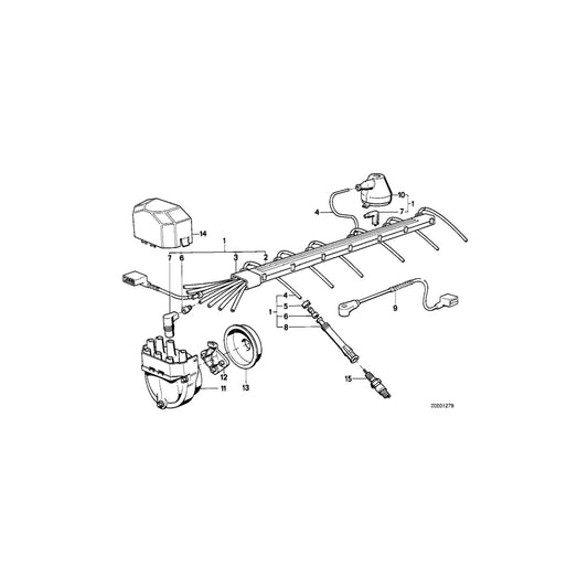 Genuine BMW 12121720525 E24 Ignition Wiring (Inc. 635CSi) | ML Performance UK