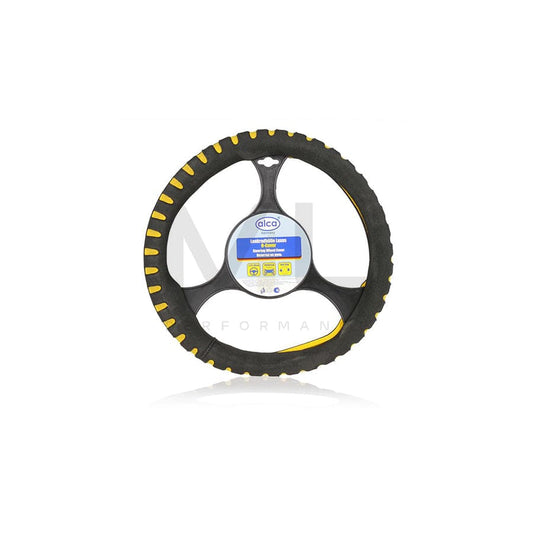 ALCA SOFT 596500 Steering wheel cover Yellow, Ø: 37-39cm, PVC | ML Performance Car Parts