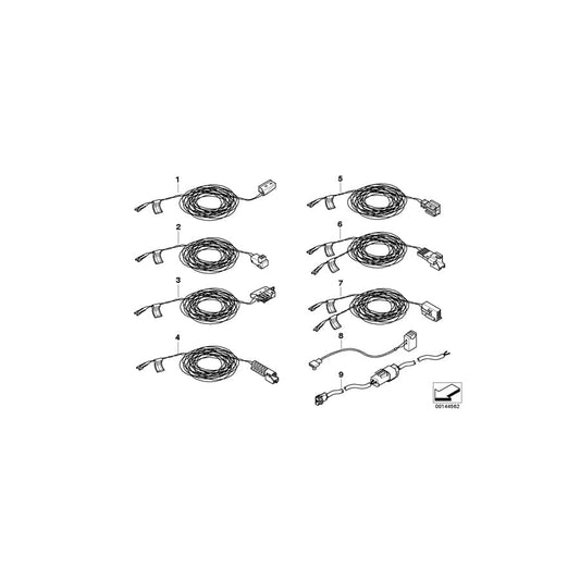 Genuine BMW 61129127982 E85 E86 Rep.Cable F Knee Prot. And Control Unit (Inc. Z4 3.0si, Z4 M3.2 & Z4 3.0i) | ML Performance UK Car Parts