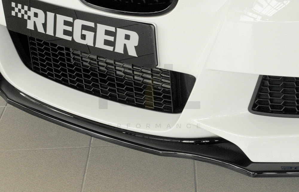 Rieger 00088081 BMW 1 Series F20 F21 Front Splitter 9 | ML Performance UK Car Parts