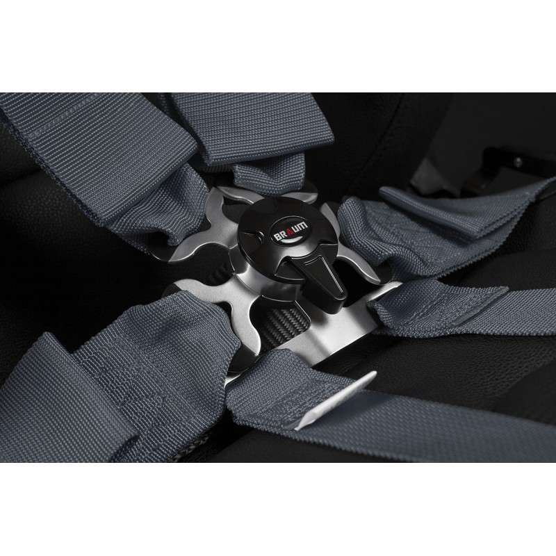 BRAUM 6 Pt – Fia Racing Harness (Gunmetal)