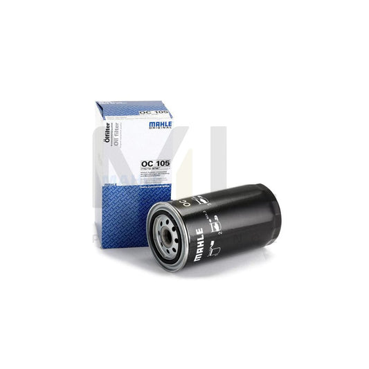 MAHLE ORIGINAL OC 105 Oil Filter Spin-on Filter, with one anti-return valve | ML Performance Car Parts