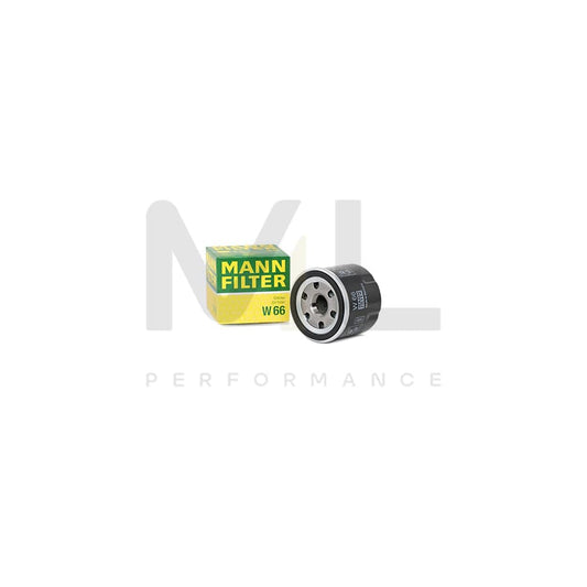 MANN-FILTER W 66 Oil Filter Spin-on Filter | ML Performance Car Parts