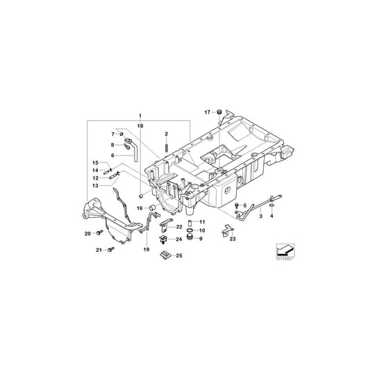 Genuine BMW 07119919249 E52 Screw Plug AM18X1,5-ZNS (Inc. Alpina V8) | ML Performance UK Car Parts
