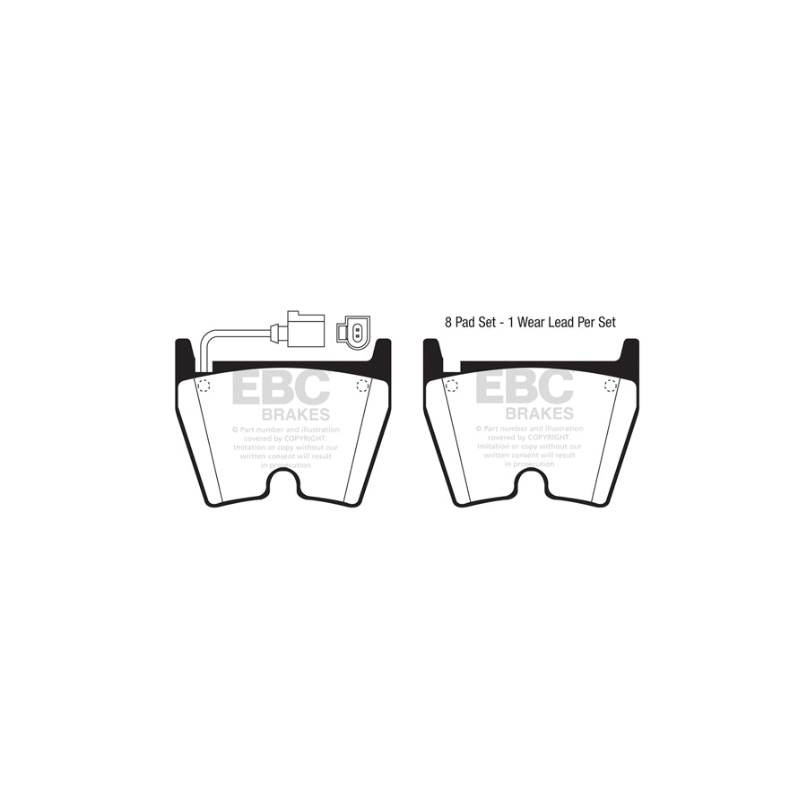 EBC PLK1908 Audi RS3 Yellowstuff Pads and Brake Line Performance Pack 2 | ML Performance UK Car Parts