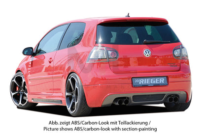 Rieger 00059408 VW Mk5 Golf Rear Diffuser 6 | ML Performance UK Car Parts