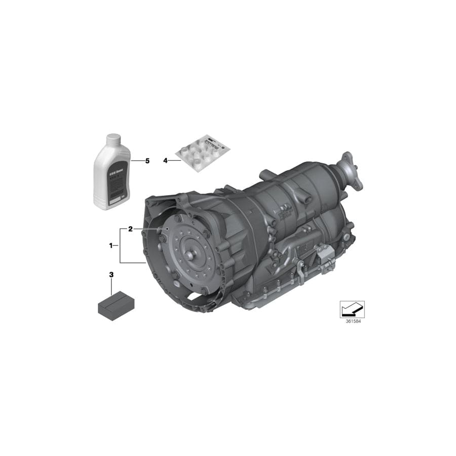 Genuine BMW 24407584541 E71 F01 F02 Torque Converter B111 (Inc. 740i, X6 35iX & 740Li) | ML Performance UK Car Parts