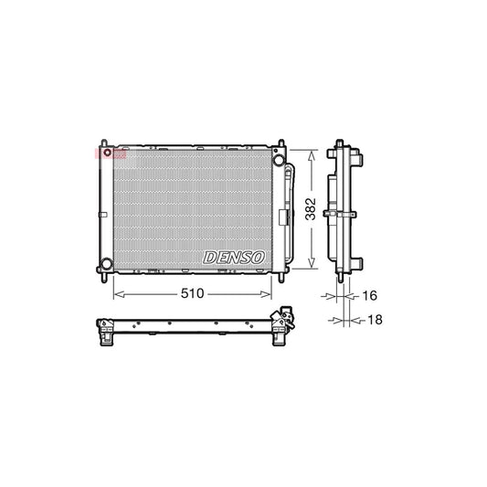 Denso DRM46102 Drm46102 Cooler Module For Nissan Micra Iii Hatchback (K12) | ML Performance UK