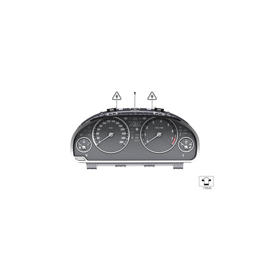 Genuine BMW 62108795122 F06 F04 F13 Instrument Cluster KM/H (Inc. 528iX, X3 35iX & 750LiX 4.4) | ML Performance UK