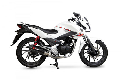 Scorpion RHA182SYSCEO Honda CB125 F Serket Taper Full System - Carbon Fibre Sleeve | ML Performance UK UK