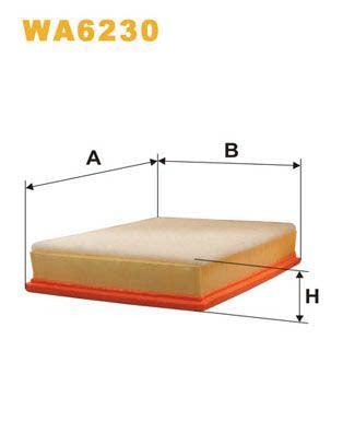 WIX Filters WA6230 Air Filter