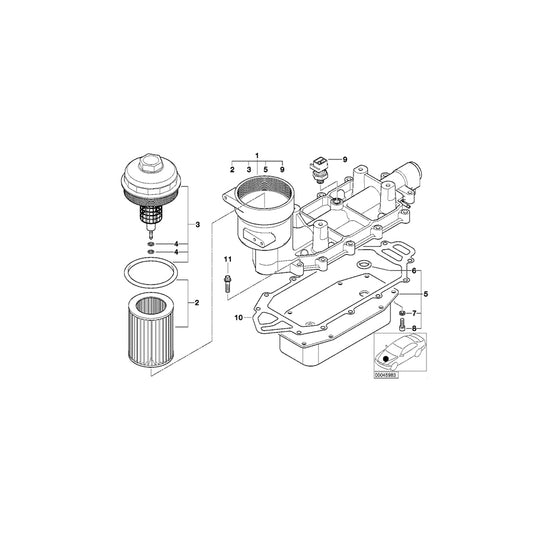 Genuine BMW 11422249915 E38 E65 Heat Exchanger (Inc. 740d) | ML Performance UK Car Parts
