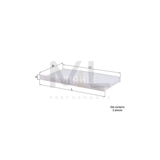 MAHLE ORIGINAL LA 468/S Pollen filter Particulate Filter | ML Performance Car Parts